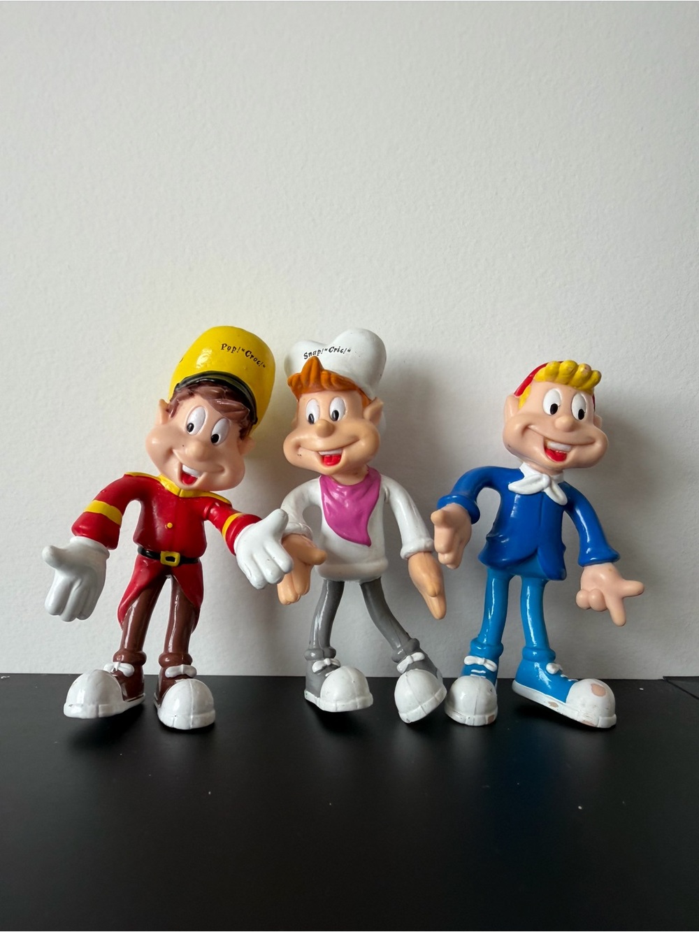 Rare Vintage Kellogs Snap, Crackle, Pop, Rice Crispies Bendies